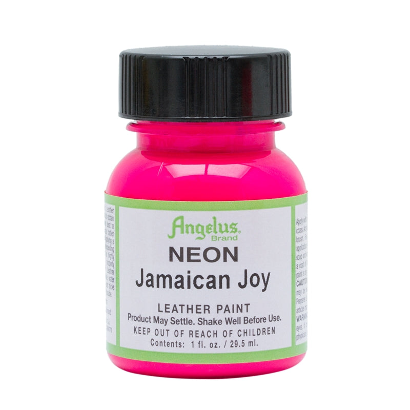 29.5ml Neon Leather Paint Jamaican Joy