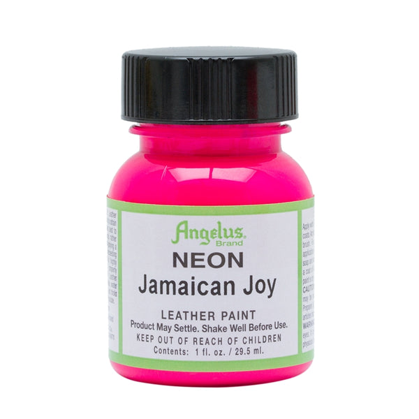 29.5ml Neon Leather Paint Jamaican Joy