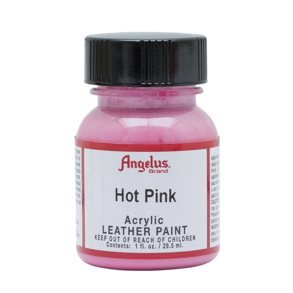 29.5ml Acrylic Leather Paint Hot Pink