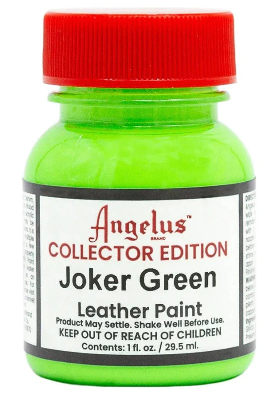 29.5ml Collectors Edition Leather Paint Joker Green