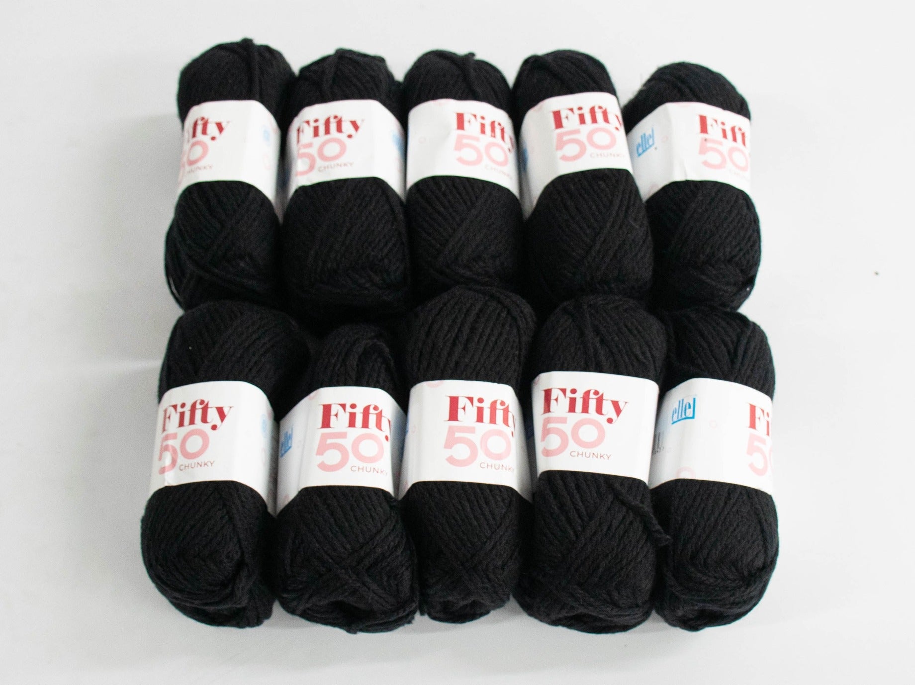 50g 10PC Fifty50 Chunky Black