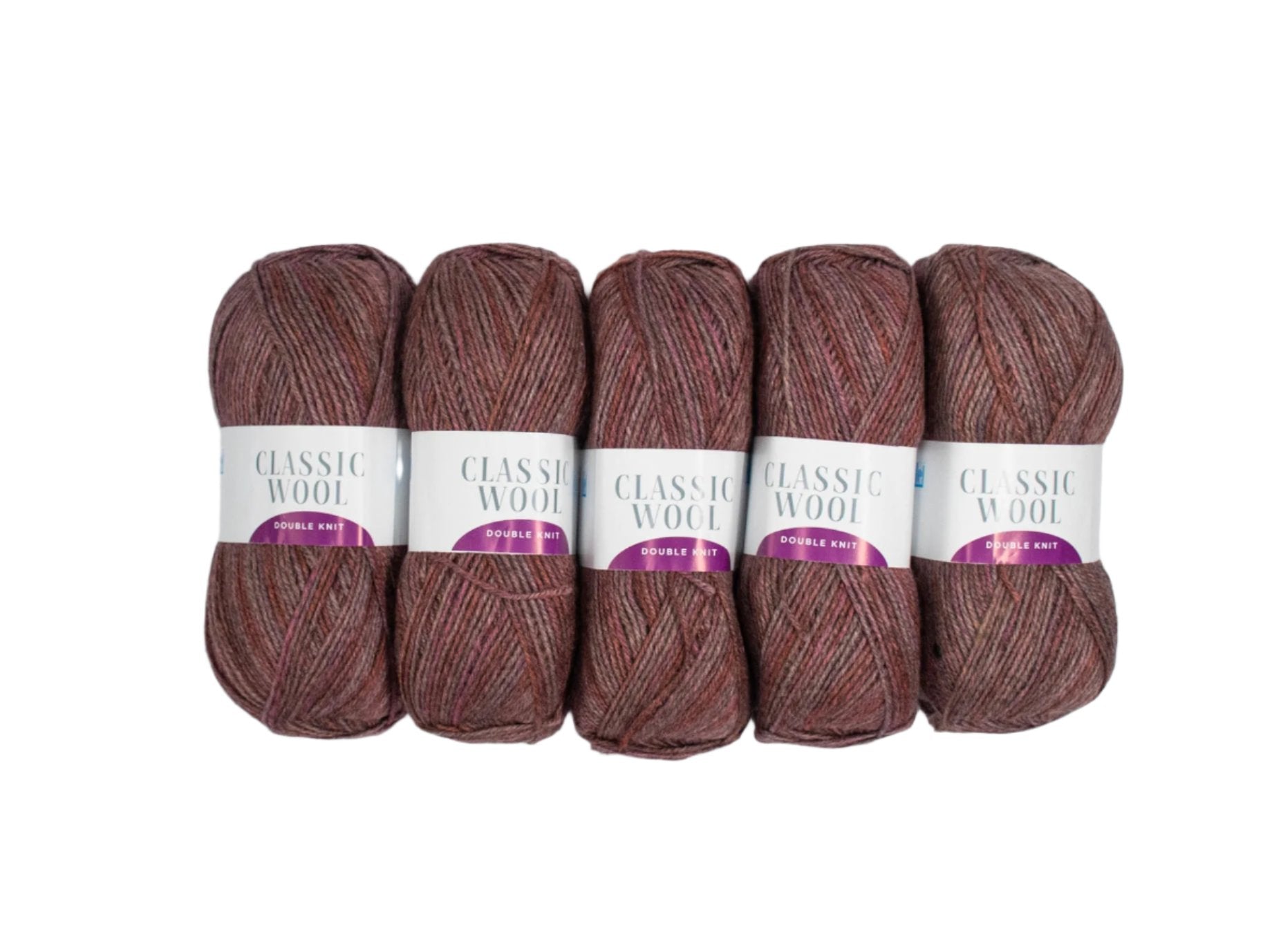 100g 5PC Classic Wool Dk Print Heather