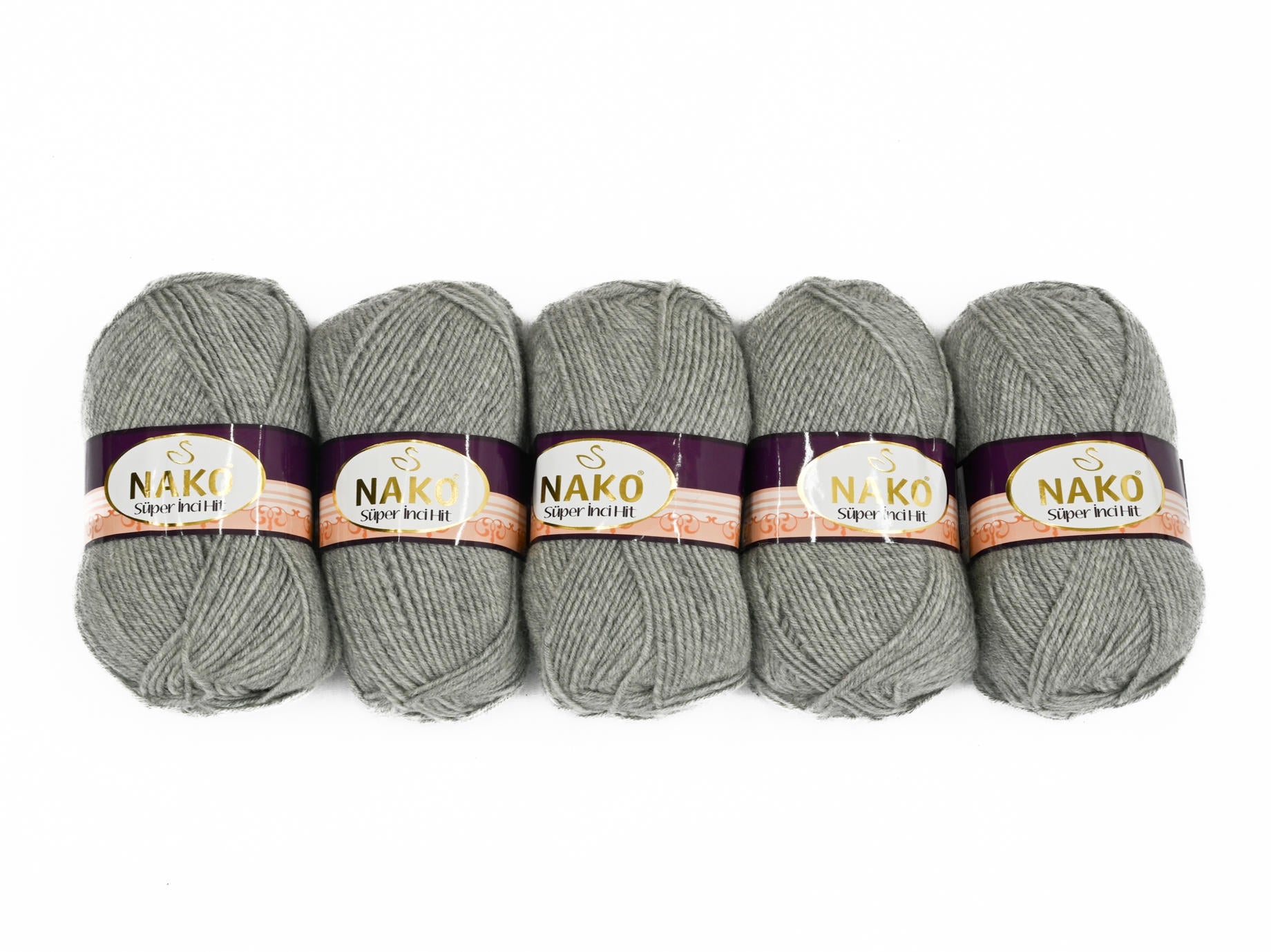 100g 5PC Nako Super Inci Hit Double Knit