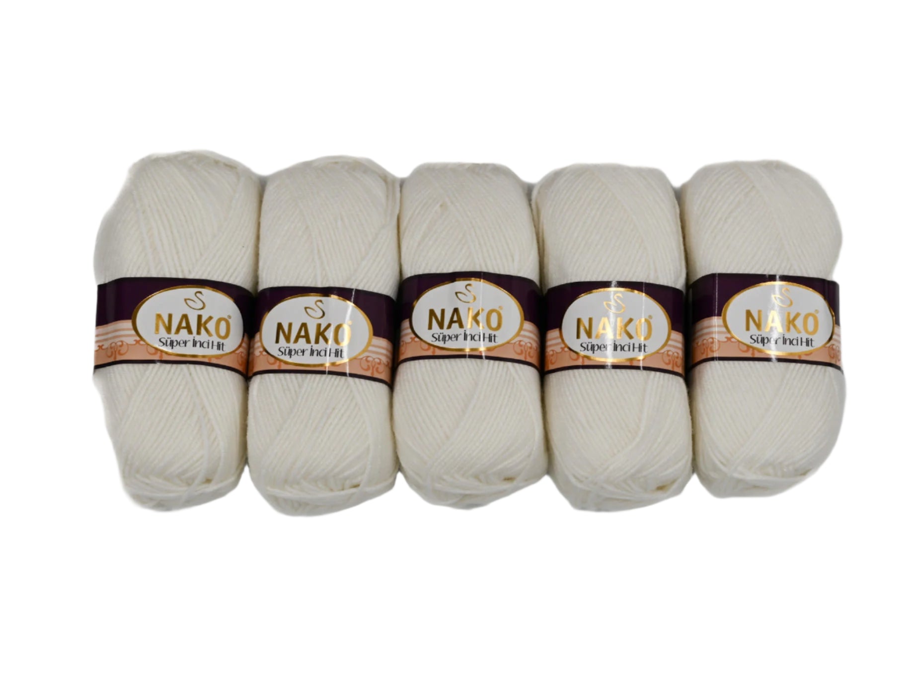 100g 5PC Nako Super Inci Hit Double Knit
