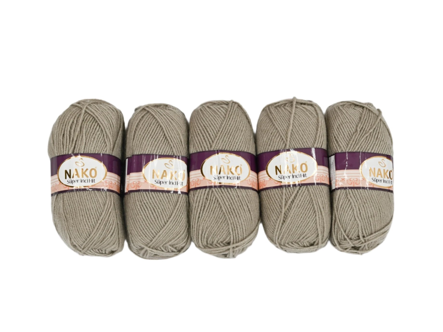 100g 5PC Nako Super Inci Hit Double Knit