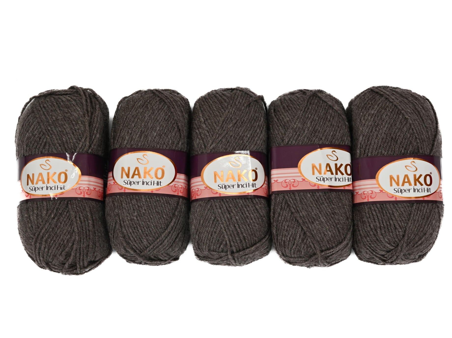 100g 5PC Nako Super Inci Hit Double Knit