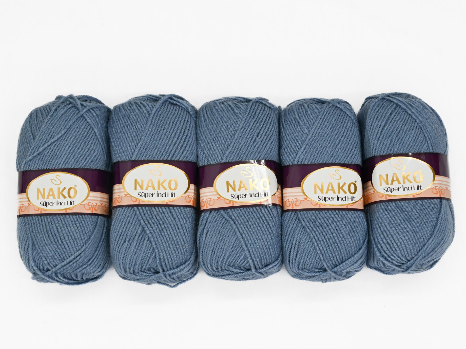 100g 5PC Nako Super Inci Hit Double Knit