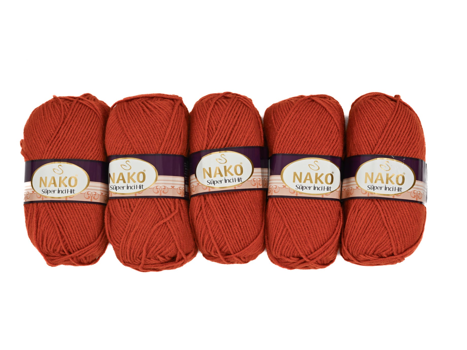 100g 5PC Nako Super Inci Hit Double Knit