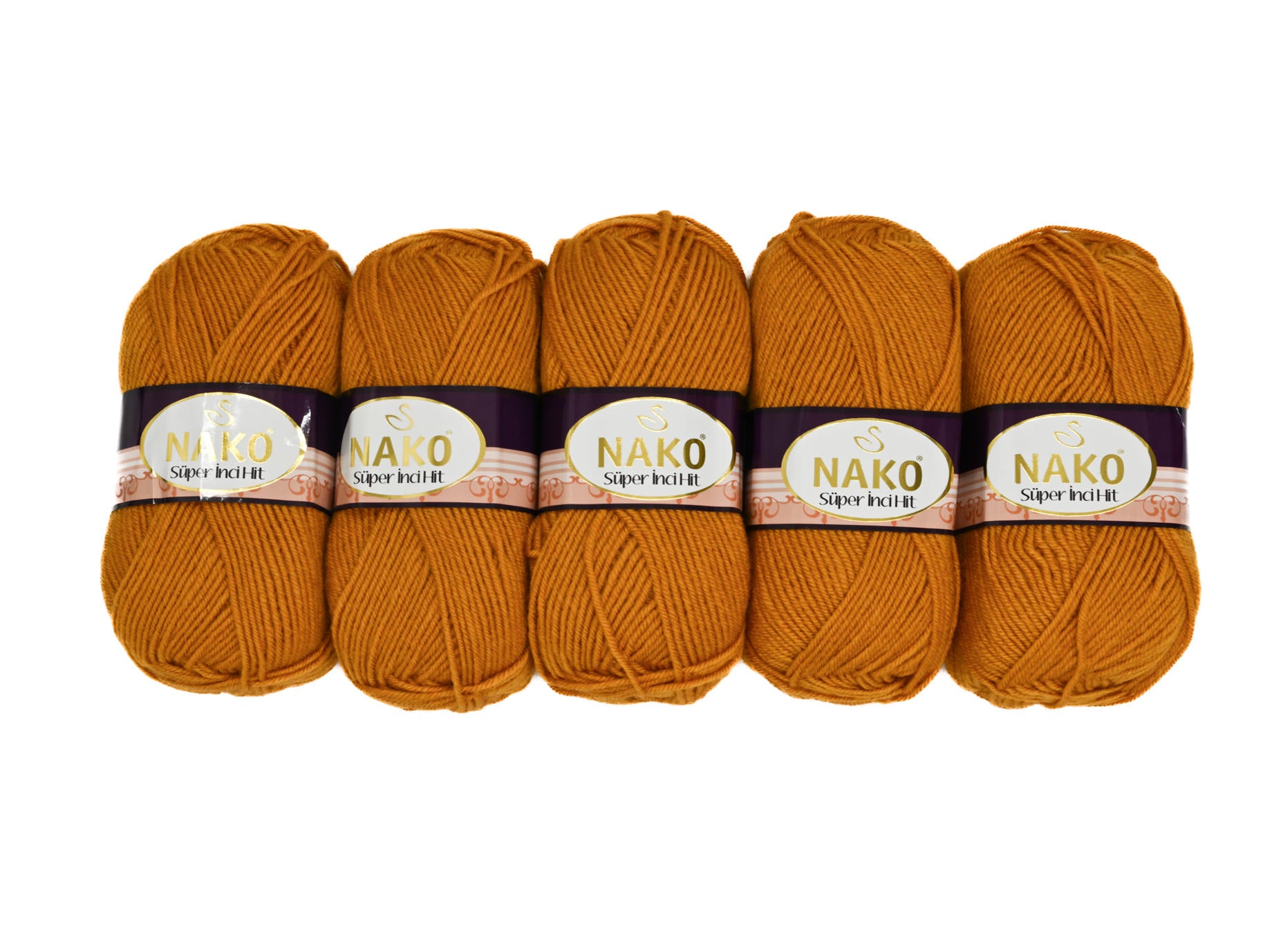 100g 5PC Nako Super Inci Hit Double Knit
