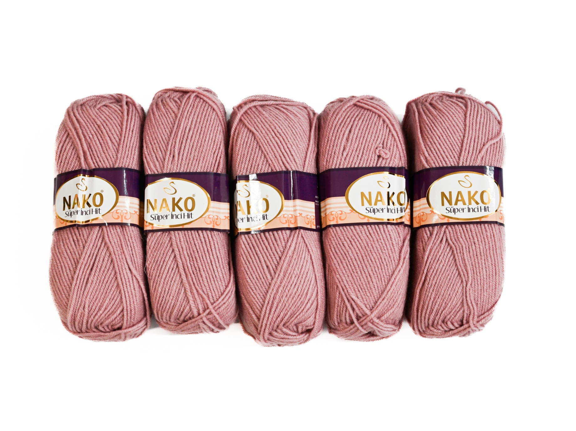 100g 5PC Nako Super Inci Hit Double Knit