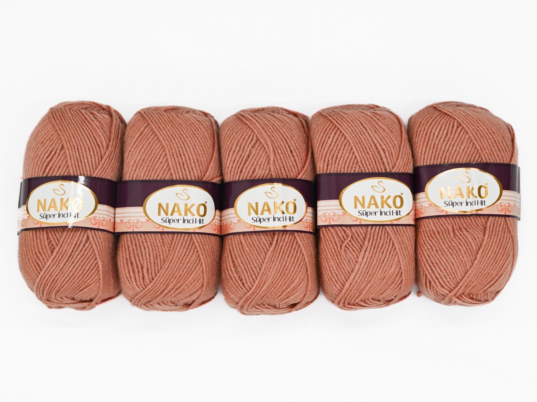 100g 5PC Nako Super Inci Hit Double Knit