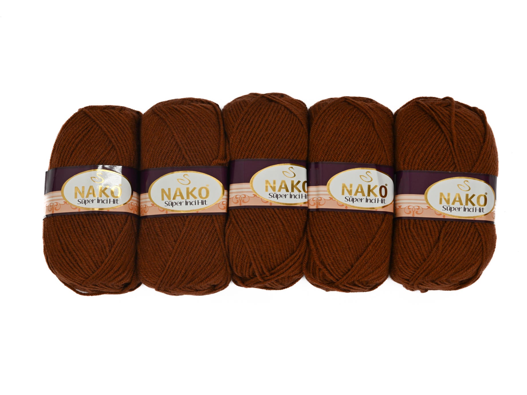 100g 5PC Nako Super Inci Hit Double Knit