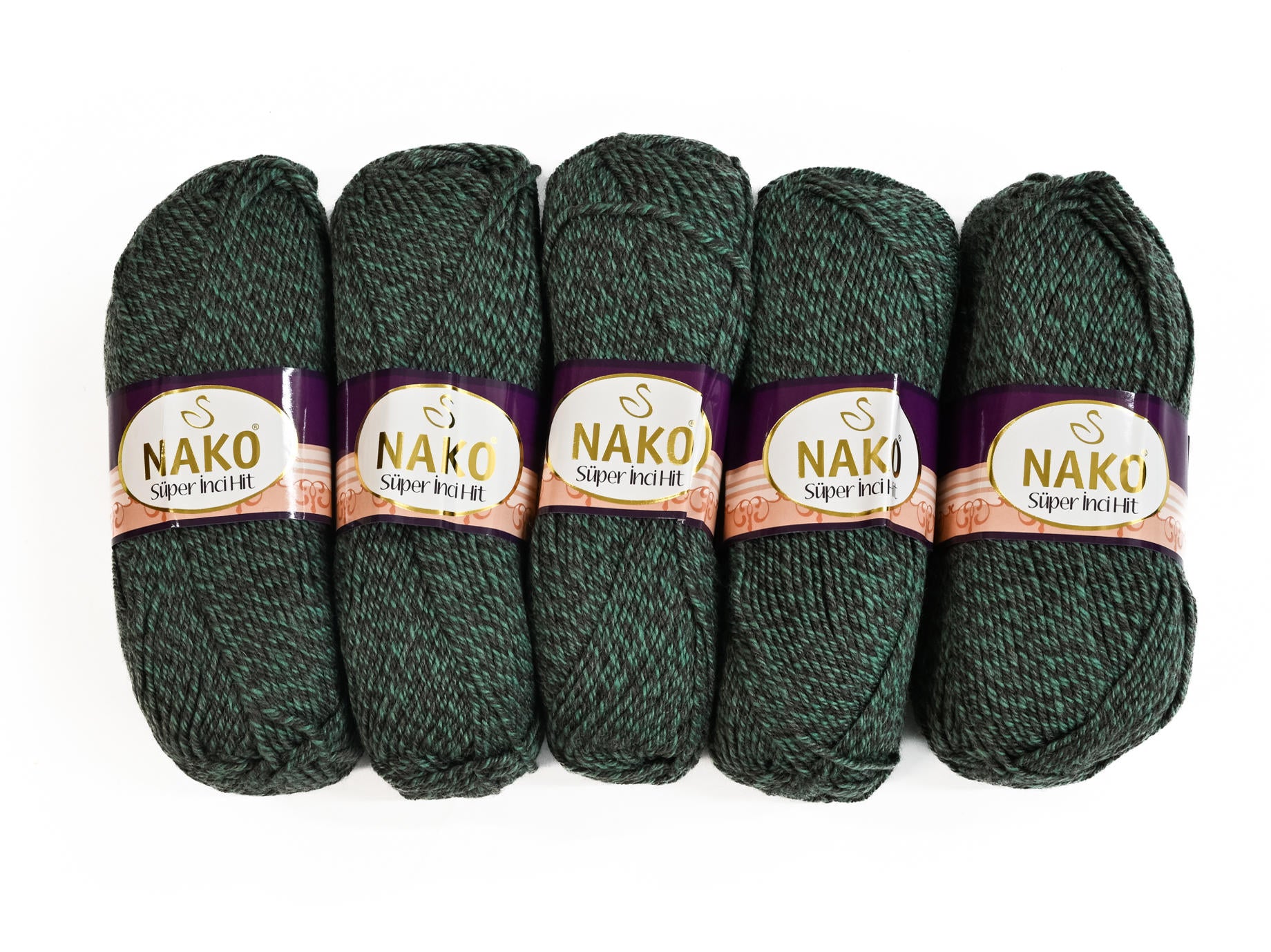 100g 5PC Nako Super Inci Hit Double Knit