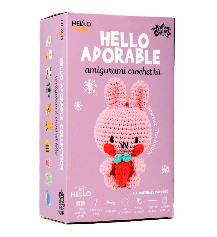 Hello Adorable Amigurumi Crochet Kit