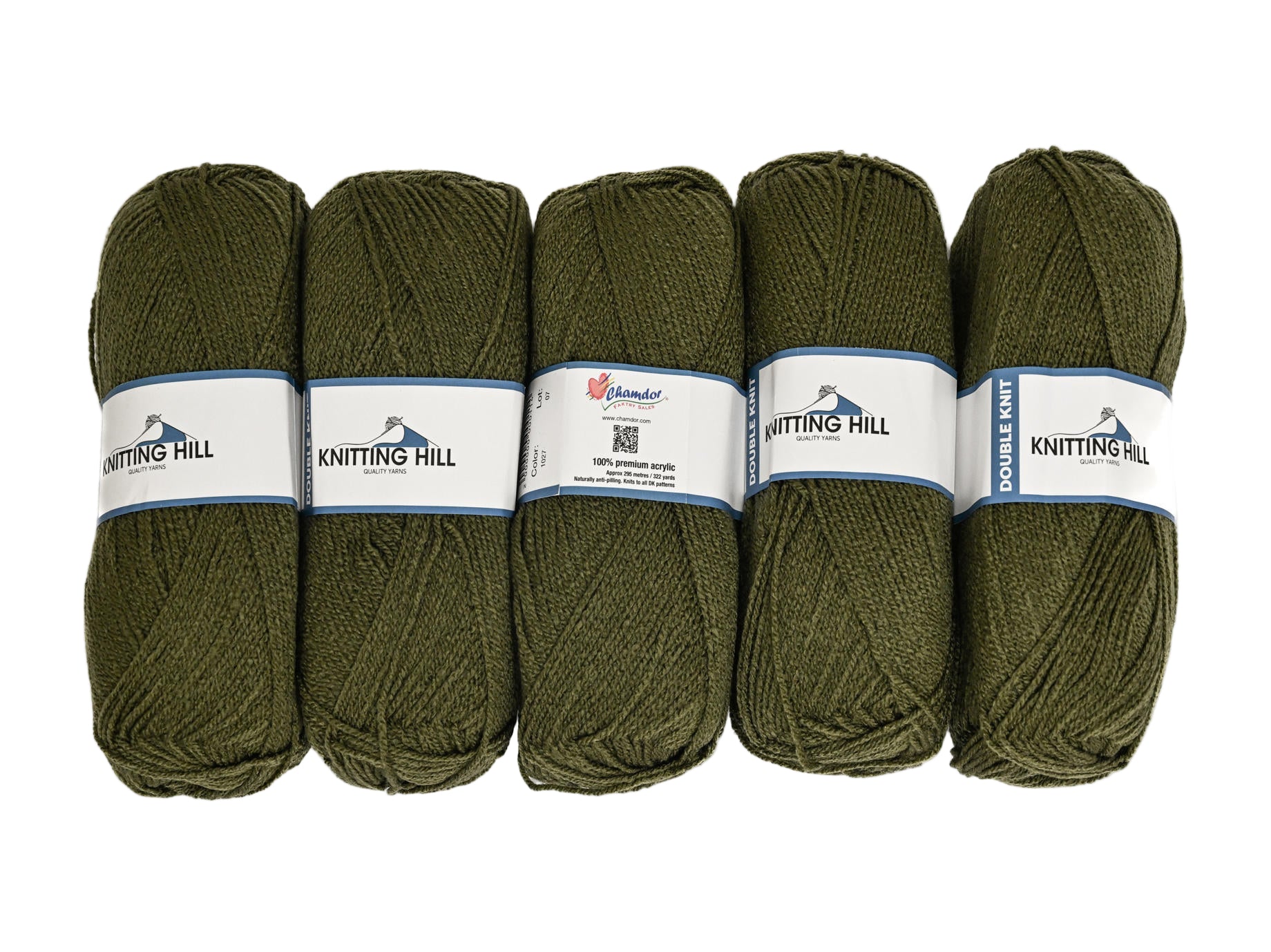 5pc 100G Knitting Hill Double Knit