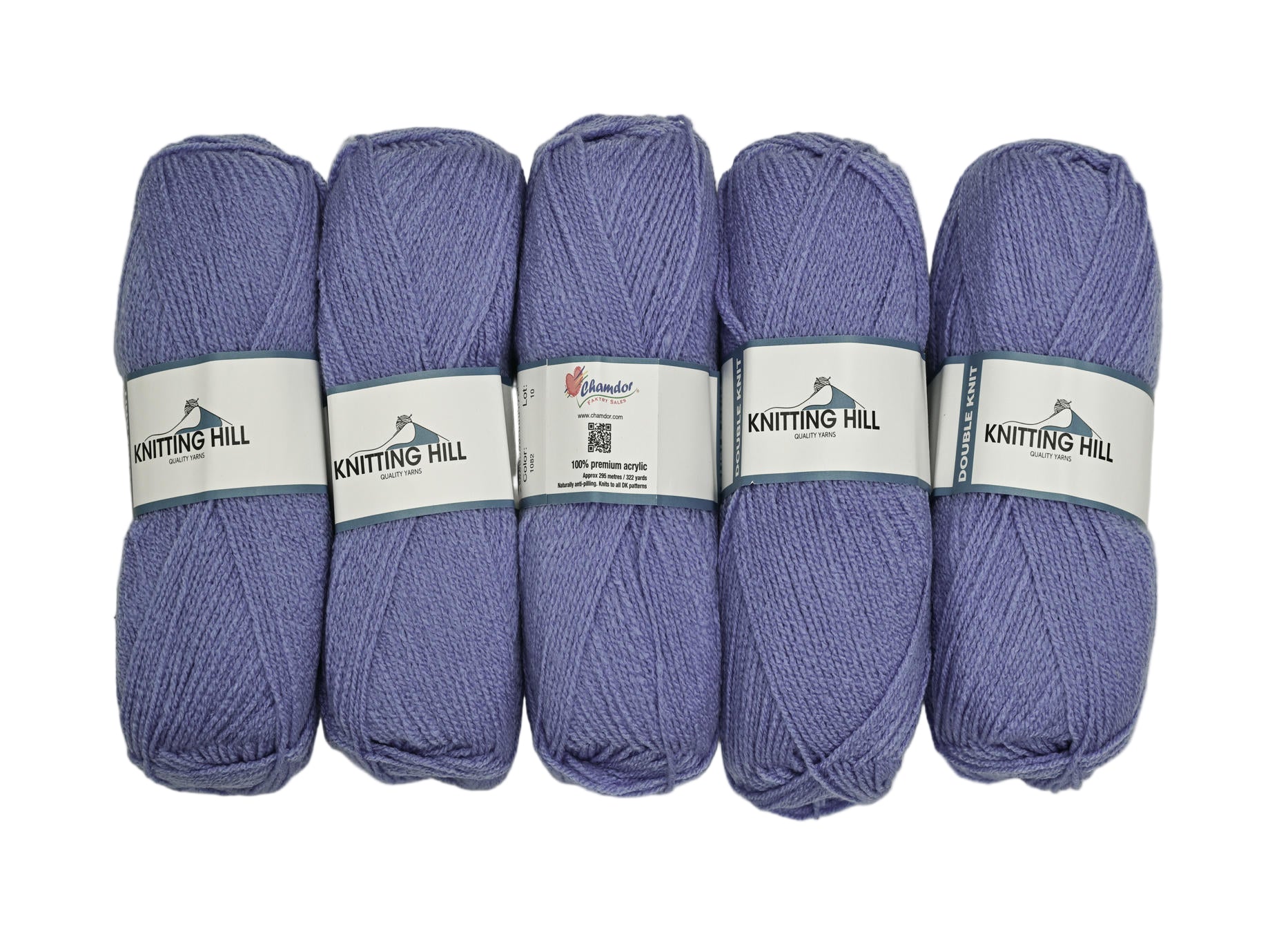 5pc 100G Knitting Hill Double Knit