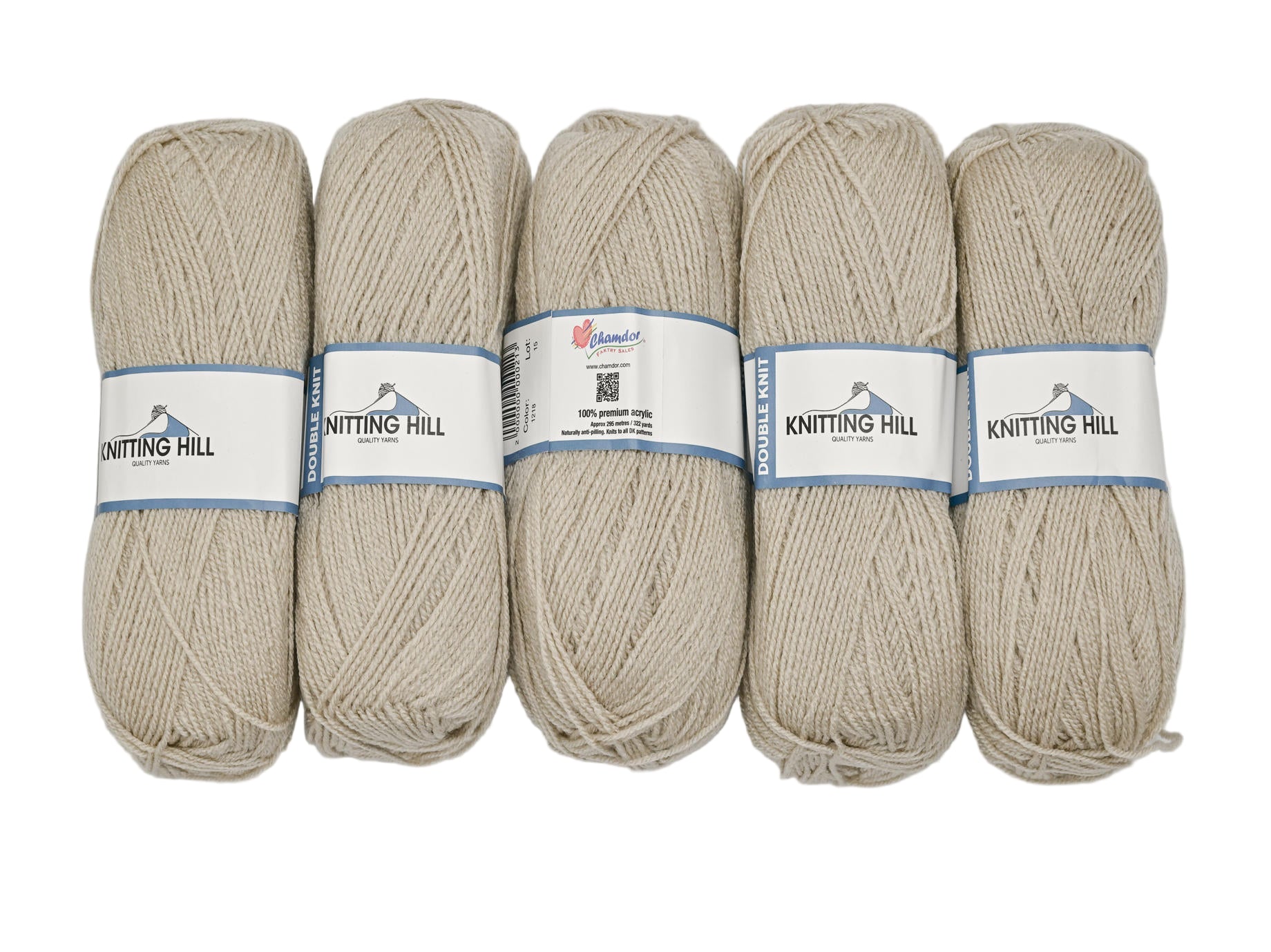 5pc 100G Knitting Hill Double Knit