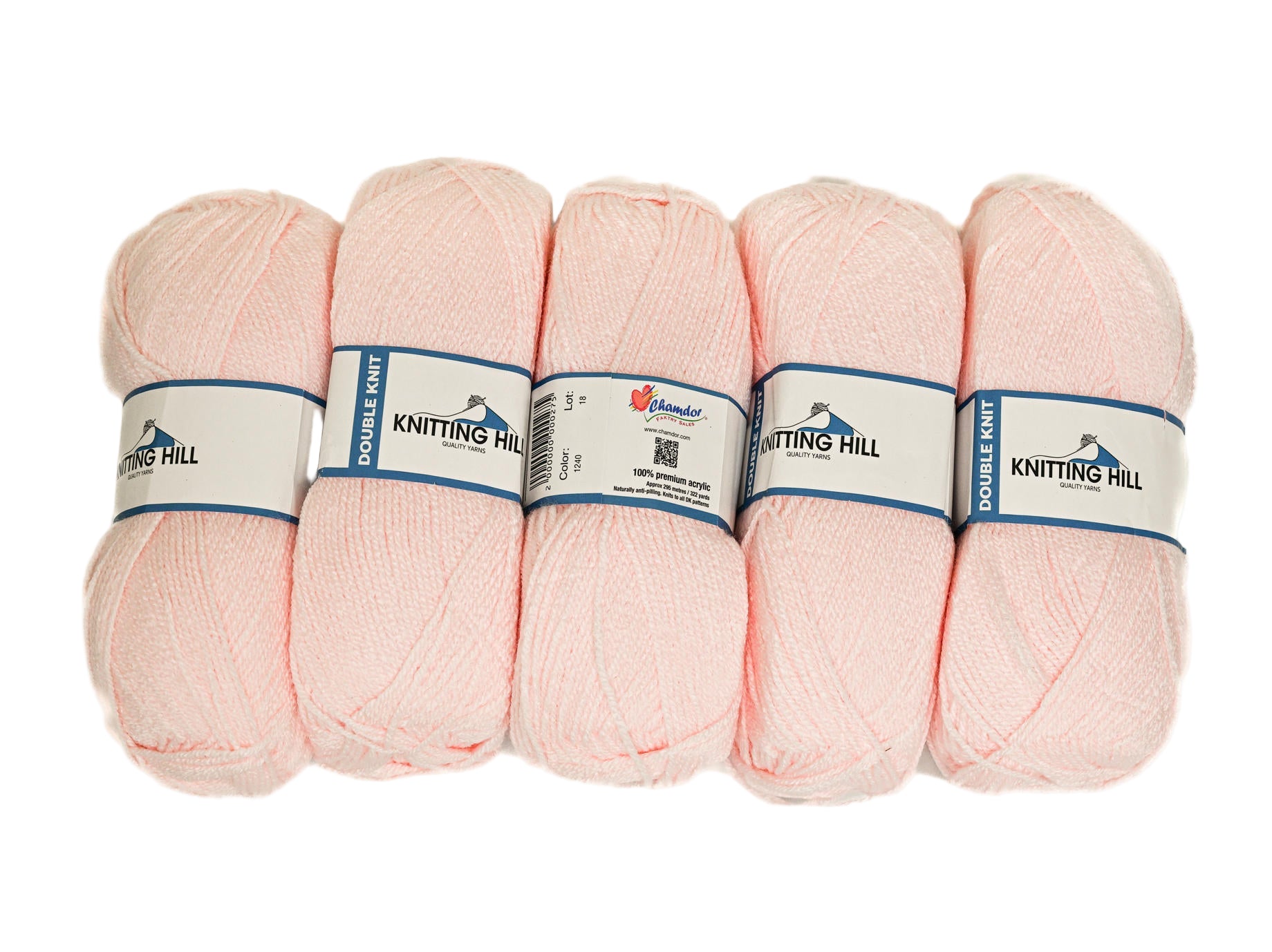 5pc 100G Knitting Hill Double Knit
