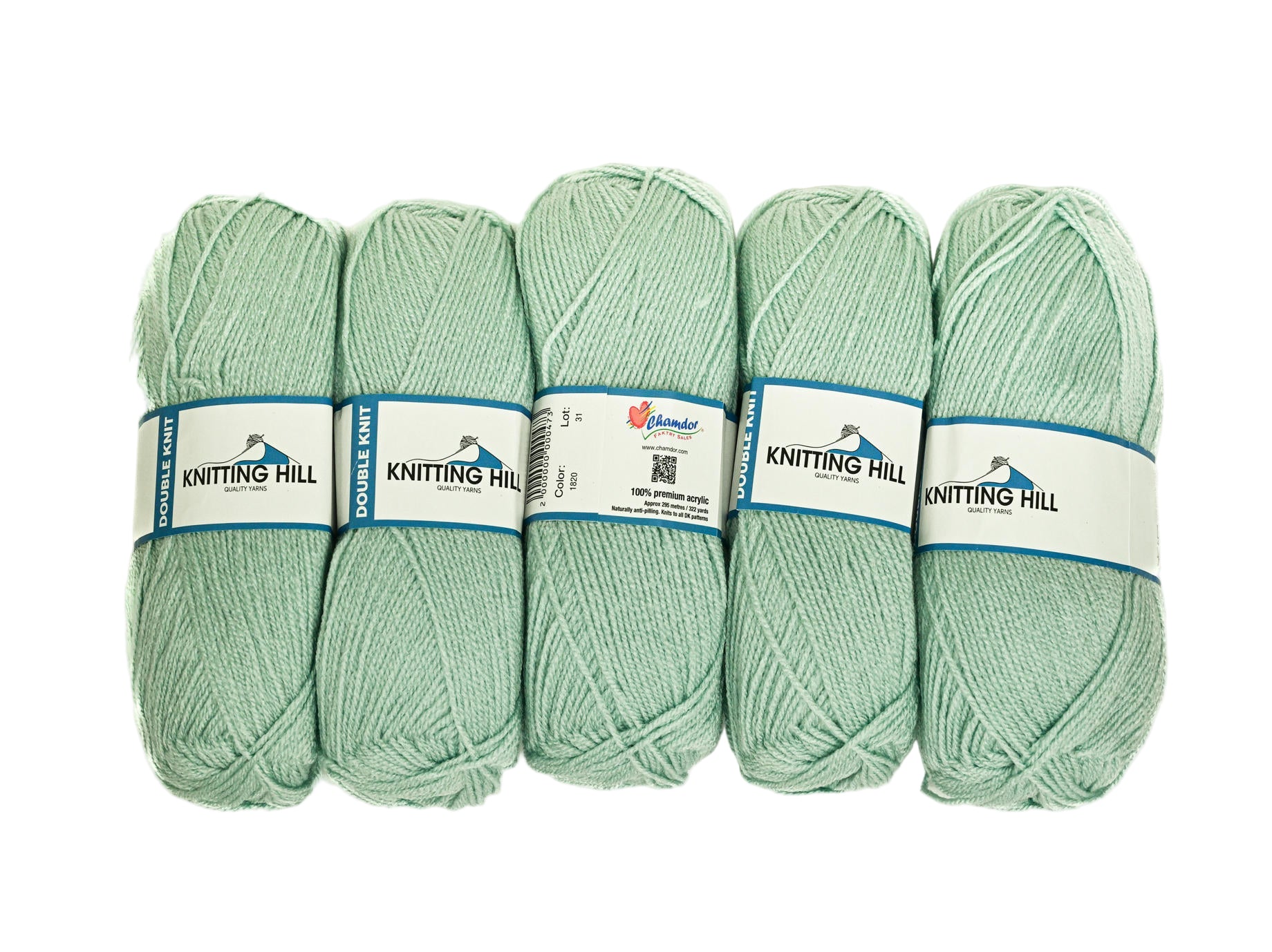 5pc 100G Knitting Hill Double Knit