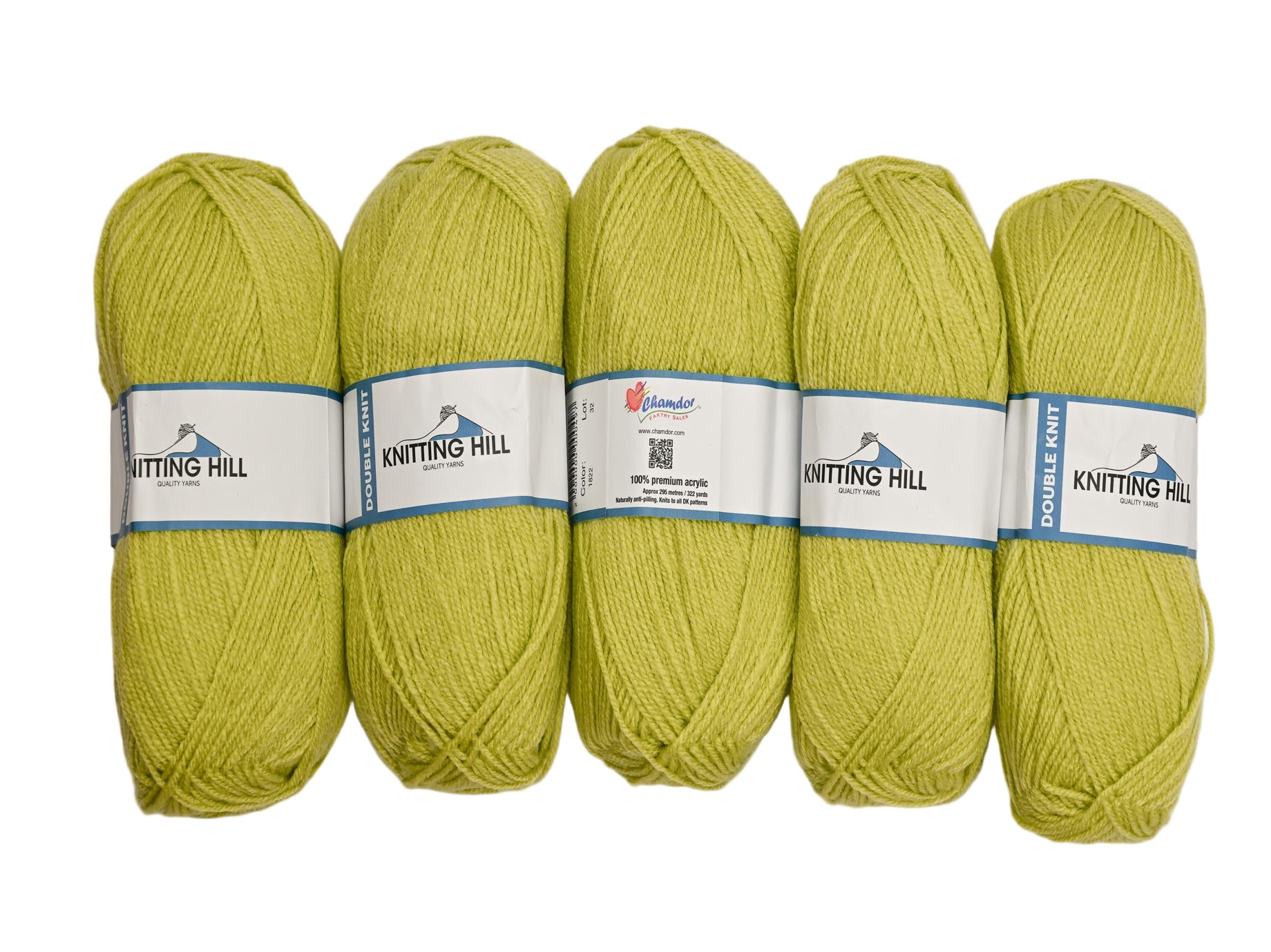 5pc 100G Knitting Hill Double Knit