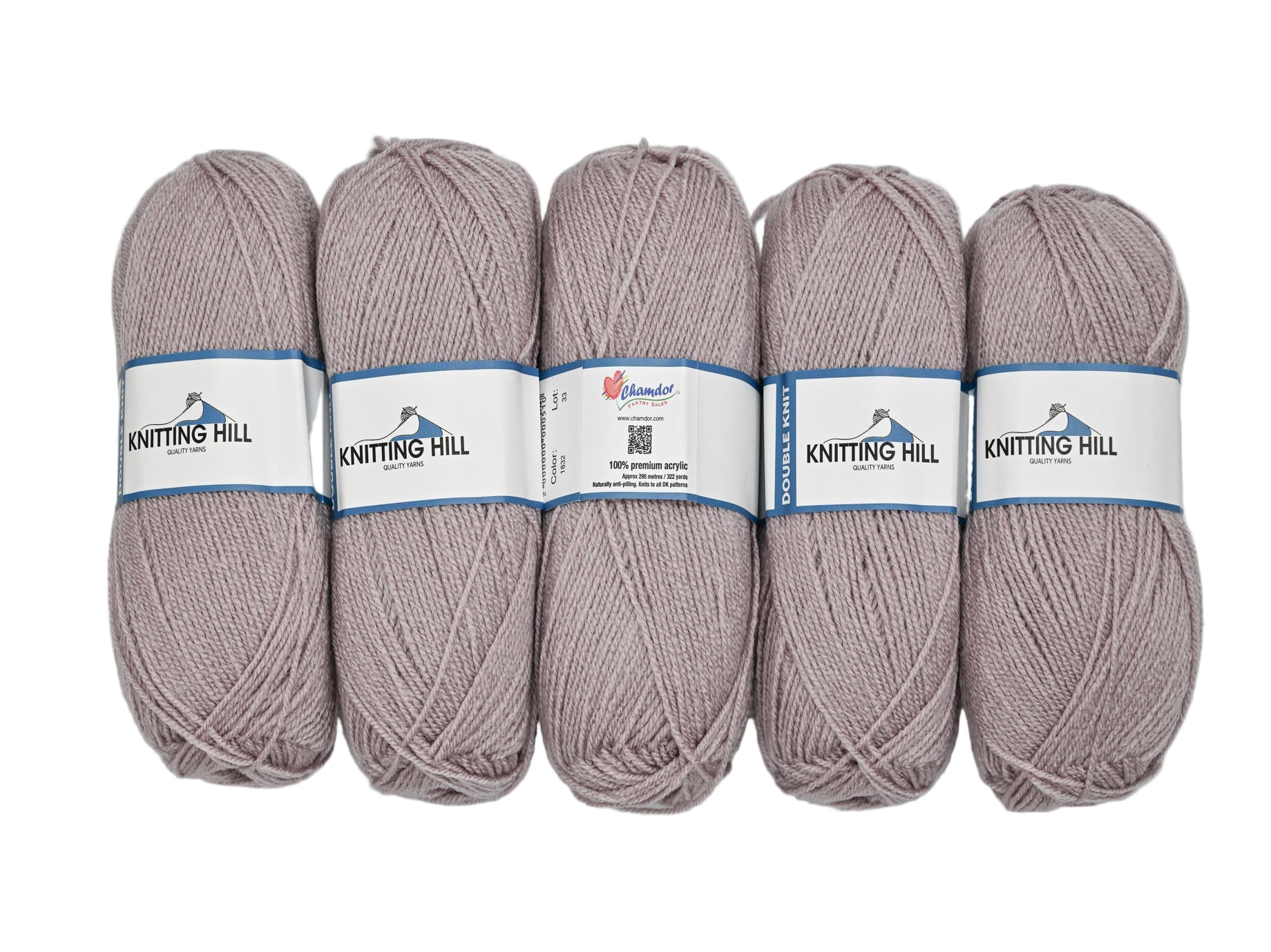 5pc 100G Knitting Hill Double Knit