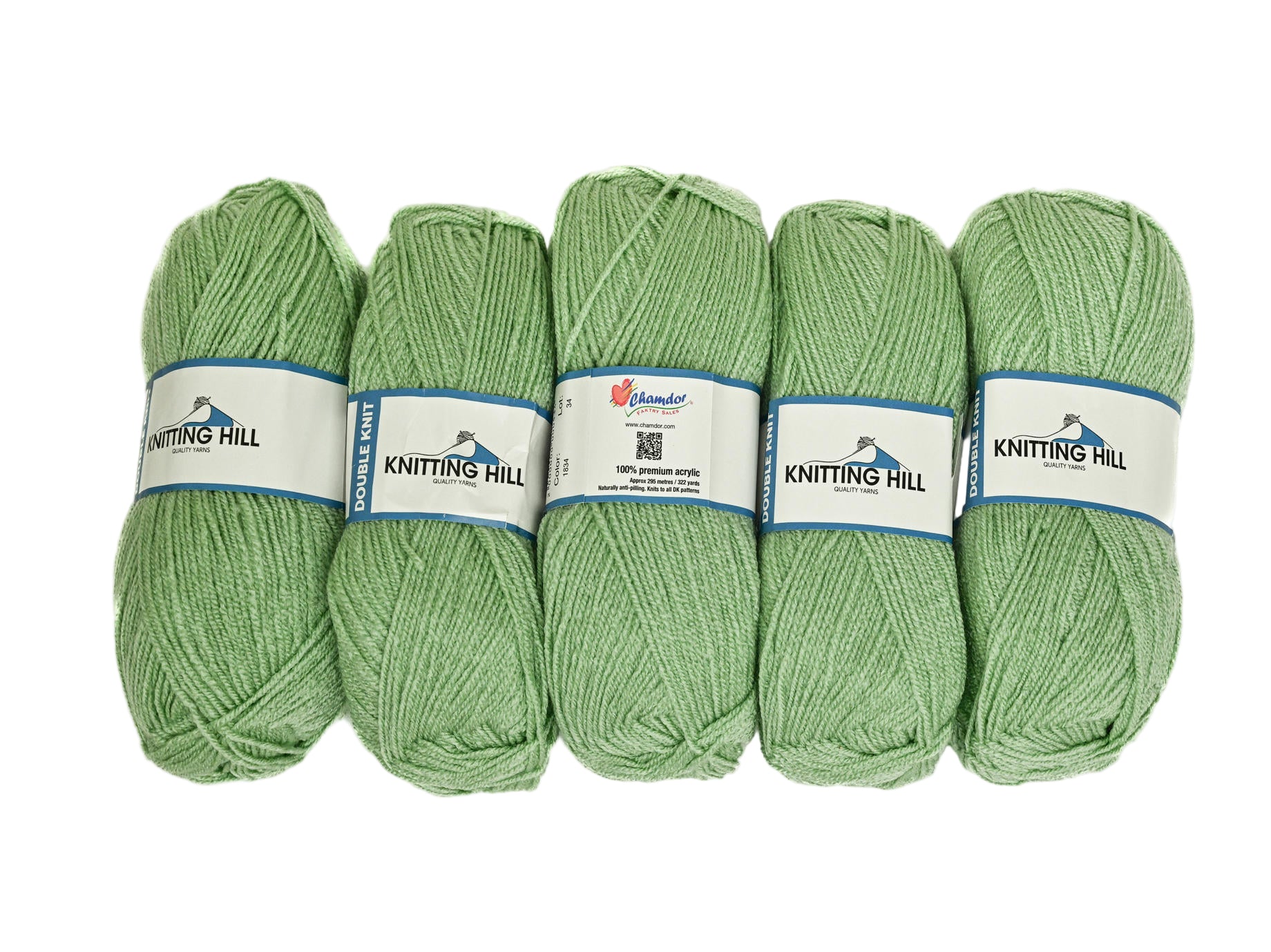 5pc 100G Knitting Hill Double Knit