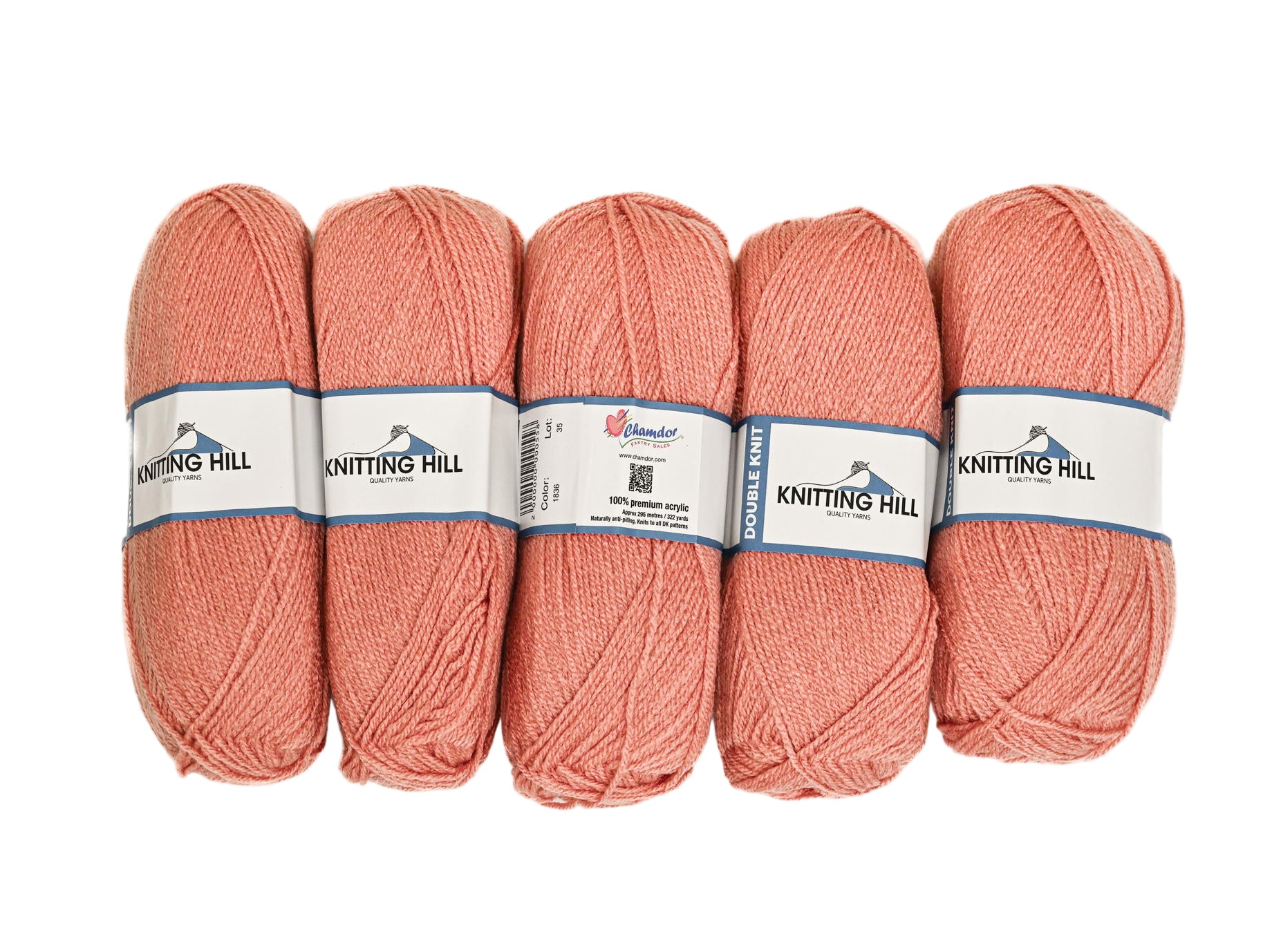 5pc 100G Knitting Hill Double Knit