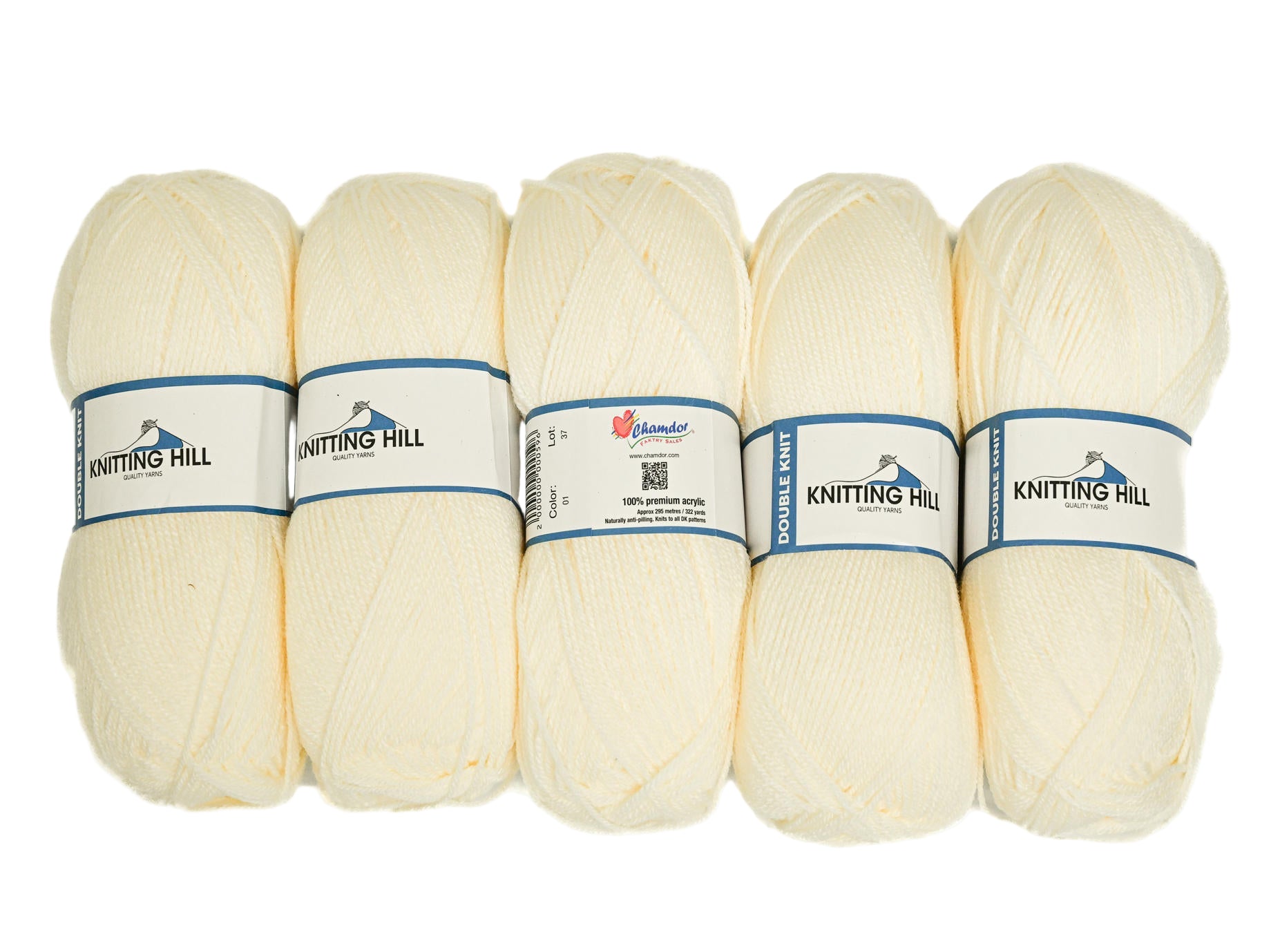 5pc 100G Knitting Hill Double Knit