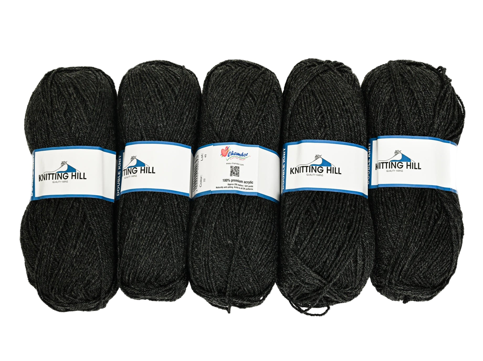 5pc 100G Knitting Hill Double Knit
