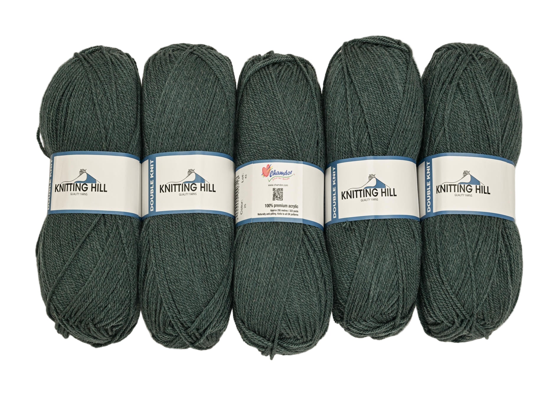 5pc 100G Knitting Hill Double Knit