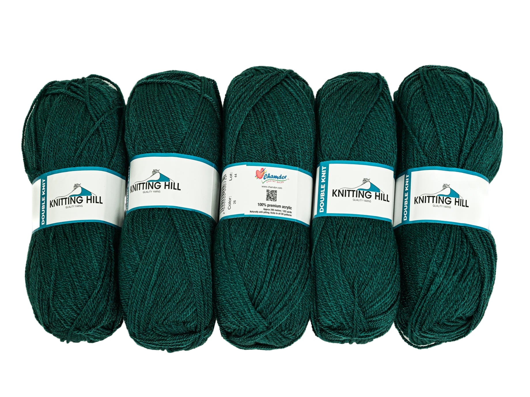 5pc 100G Knitting Hill Double Knit
