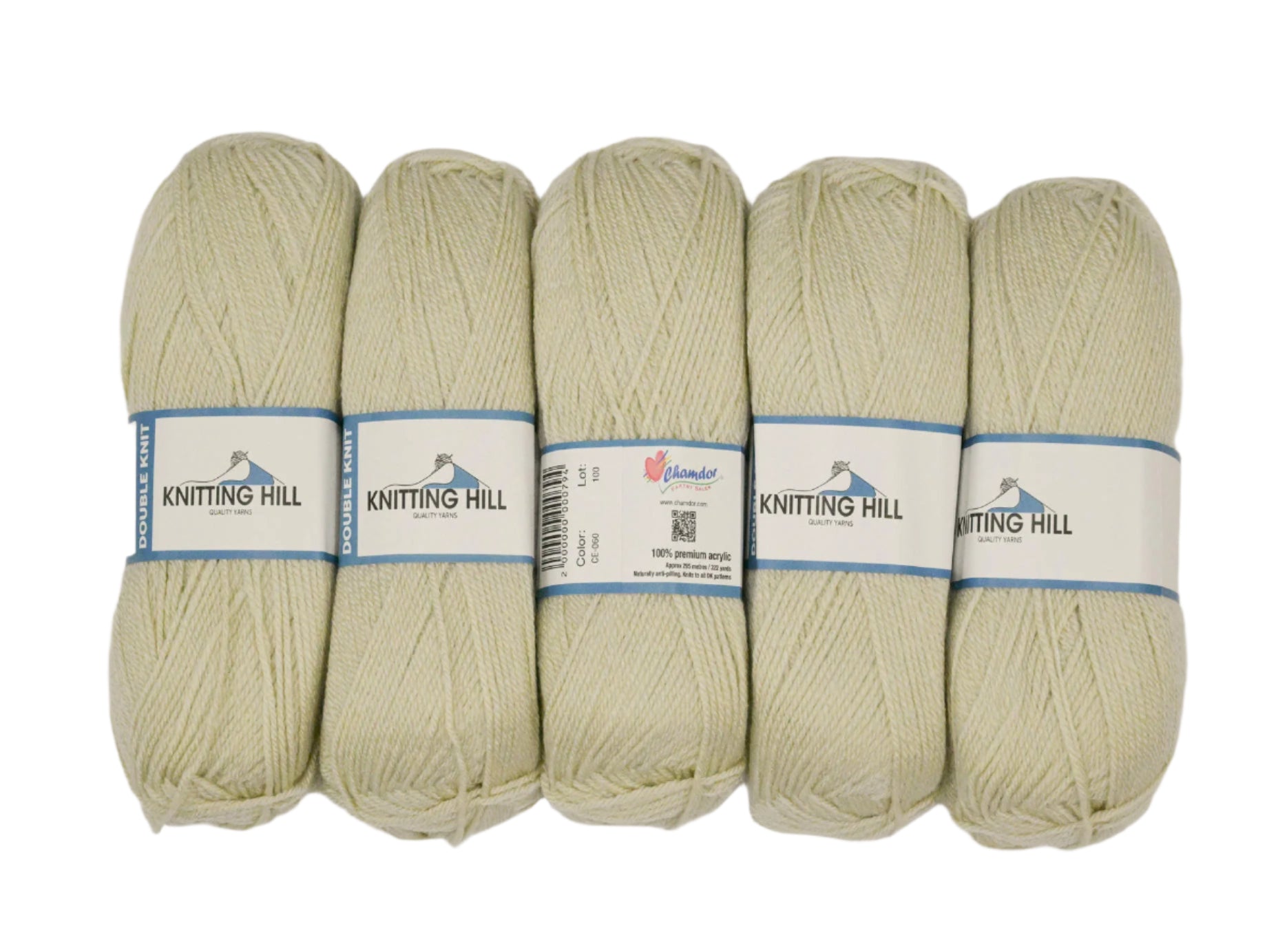 5pc 100G Knitting Hill Double Knit