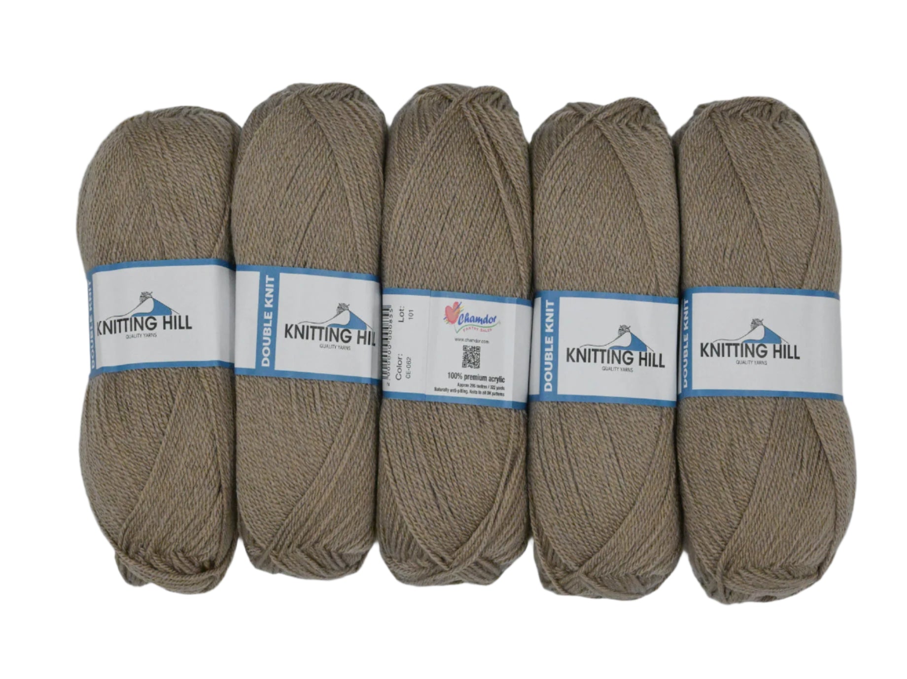 5pc 100G Knitting Hill Double Knit