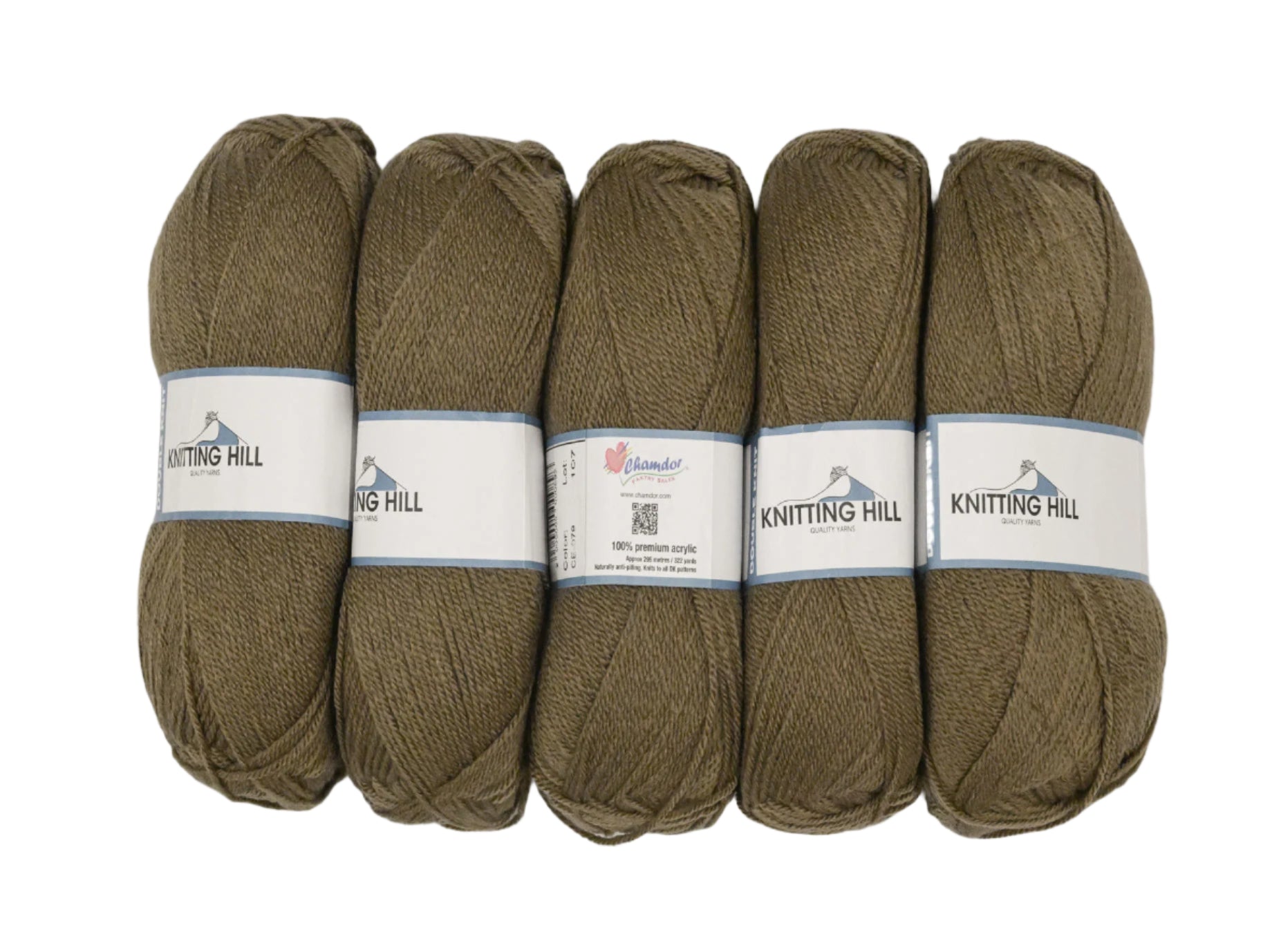 5pc 100G Knitting Hill Double Knit Antique