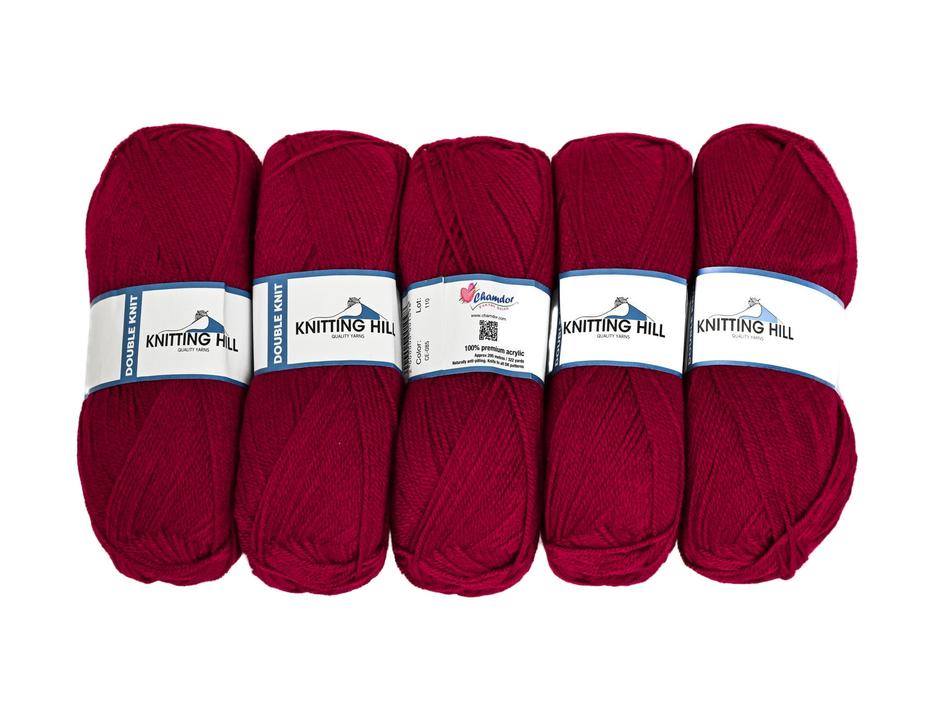 5pc 100G Knitting Hill Double Knit