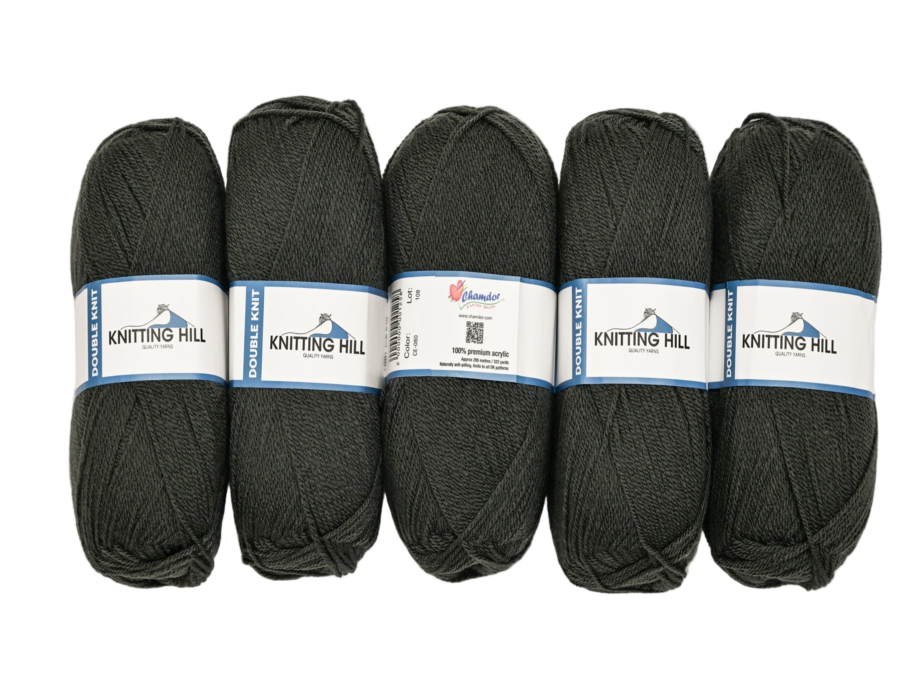 5pc 100G Knitting Hill Double Knit