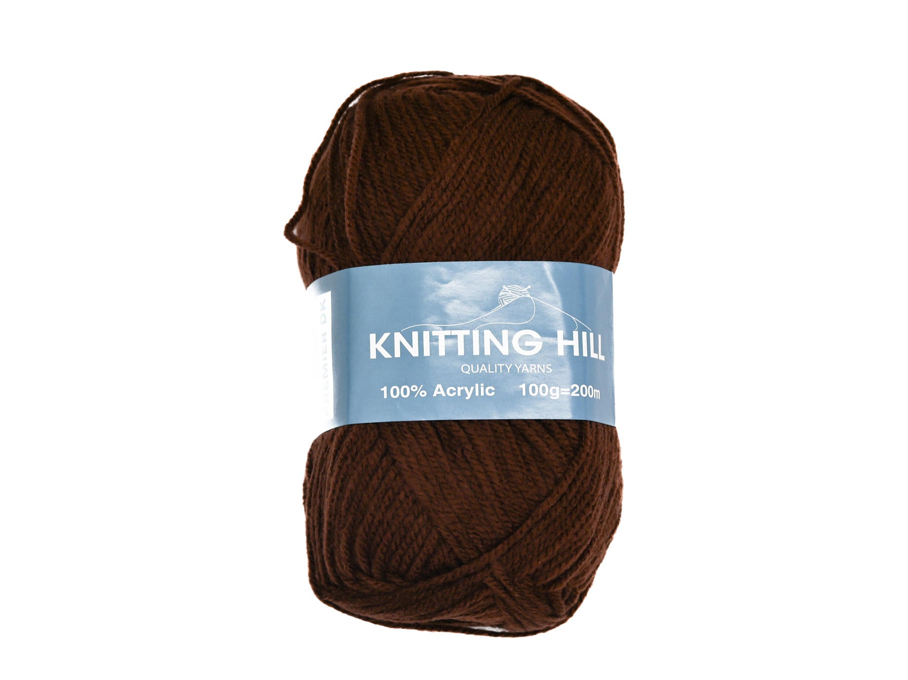 100g Knitting Hill Premier Double Knit Brown