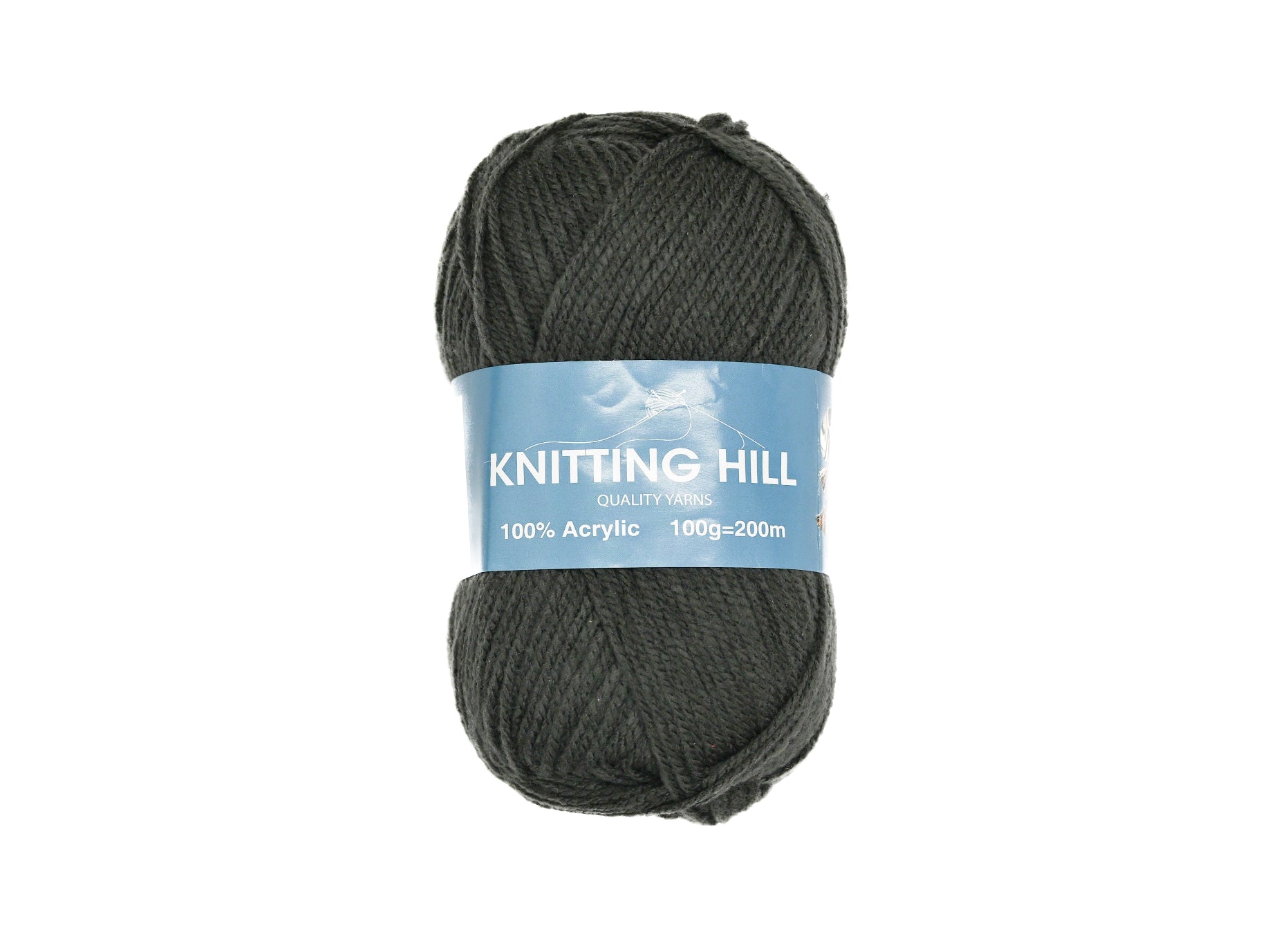 100g Knitting Hill Premier Double Knit Dark Grey