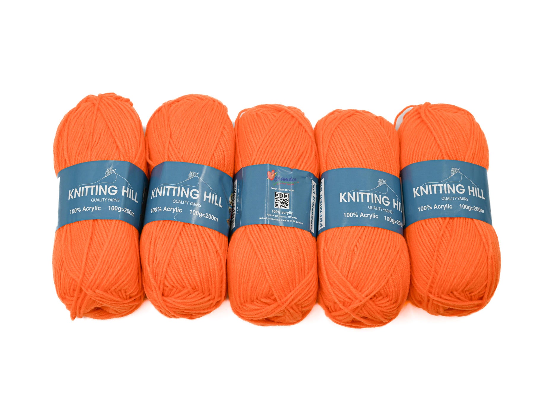 5pc 100g Knitting Hill Premier Double Knit Sunset