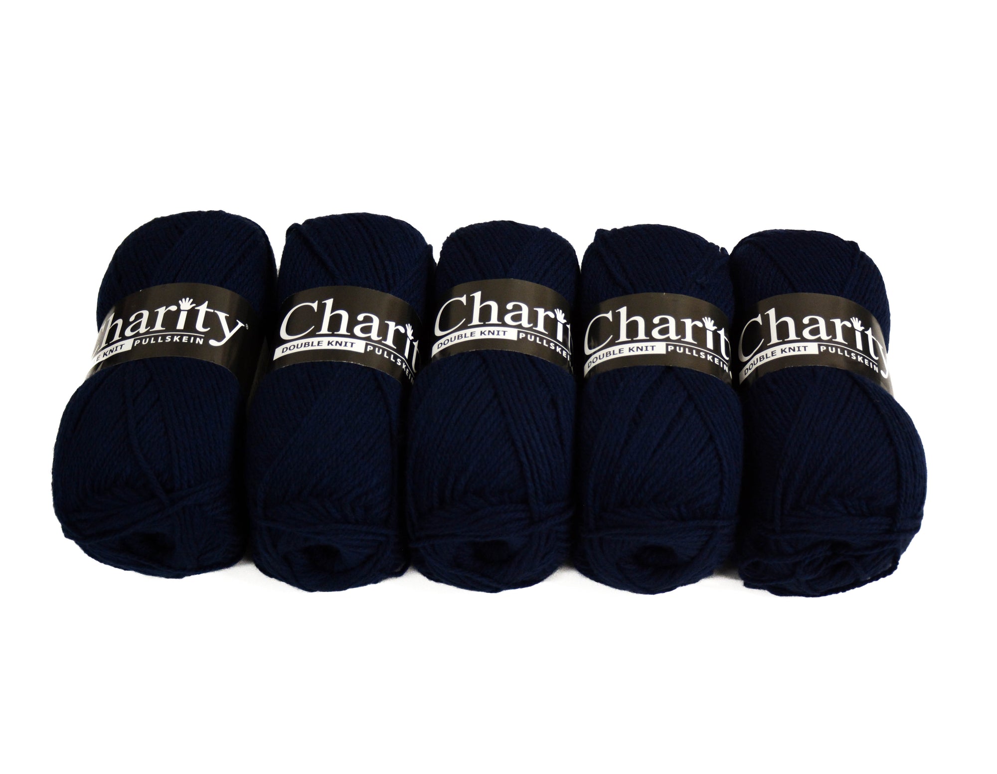 100G 5Pc Charity Dk Wool Navy Blue