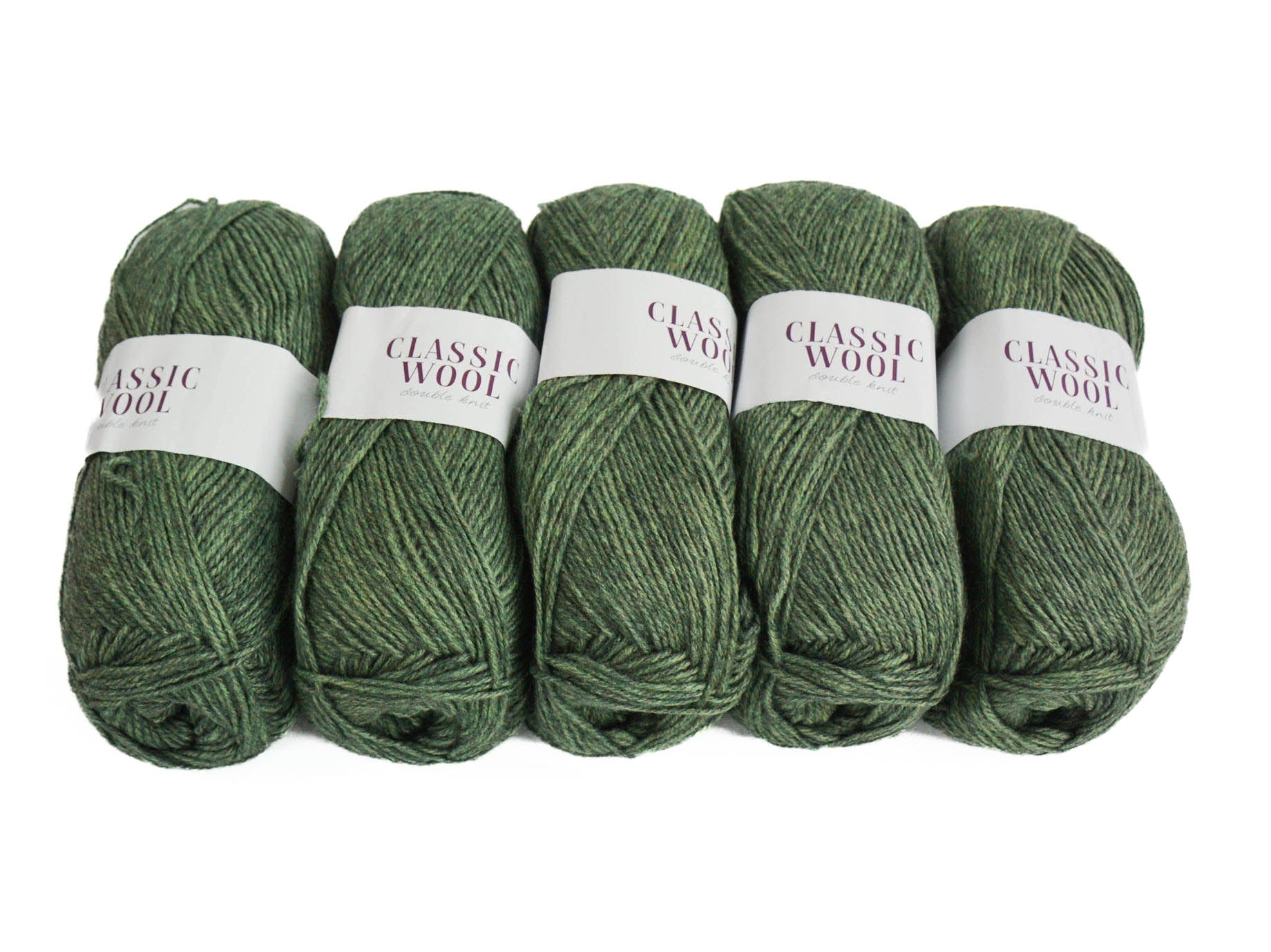 100G 5Pc Classic Wool Dk  Aloe