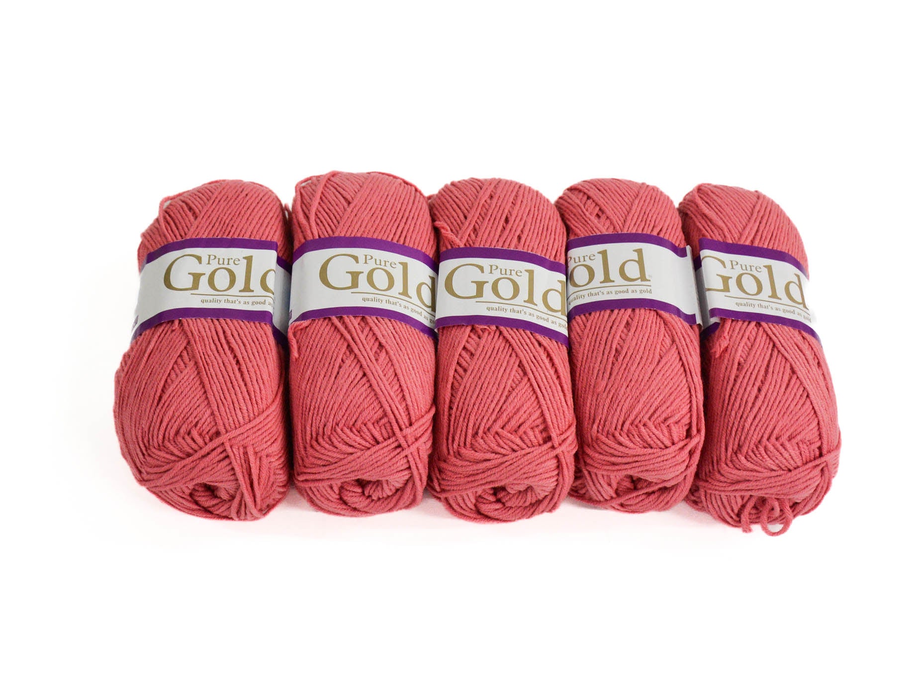 100G 5Pc Pure Gold Dk Salmon
