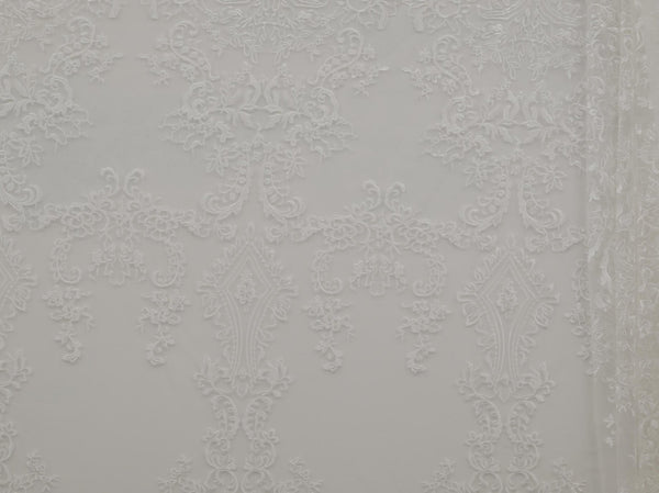 130cm Amaya Embroidered Tulle BF484-2