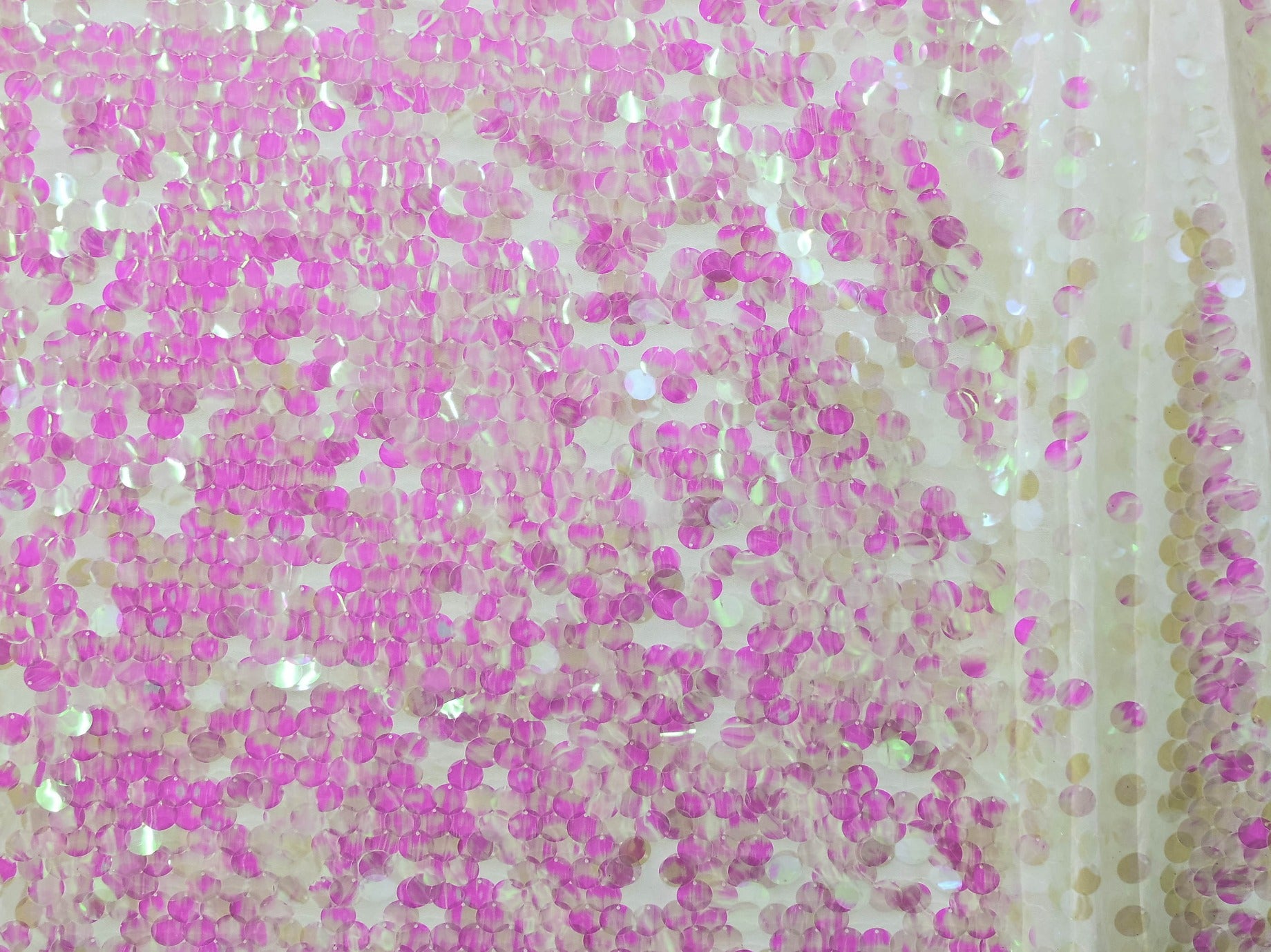 130cm Mother of Pearl Sequins Tulle BF647-1