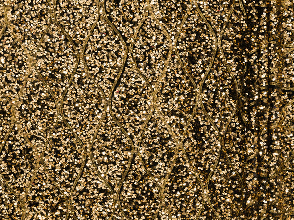 130cm Teardrop Full Sequins Velvet BF731-5
