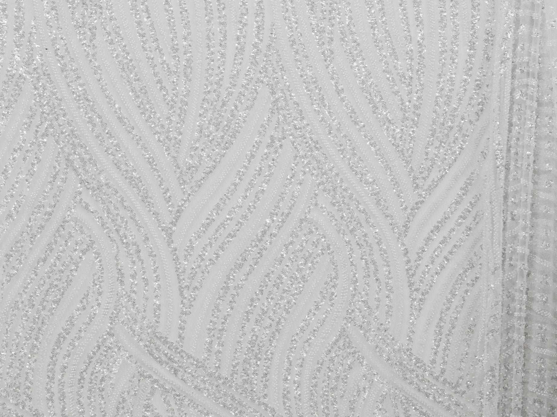 150cm Lia Beaded Sequins Tulle BF766-1