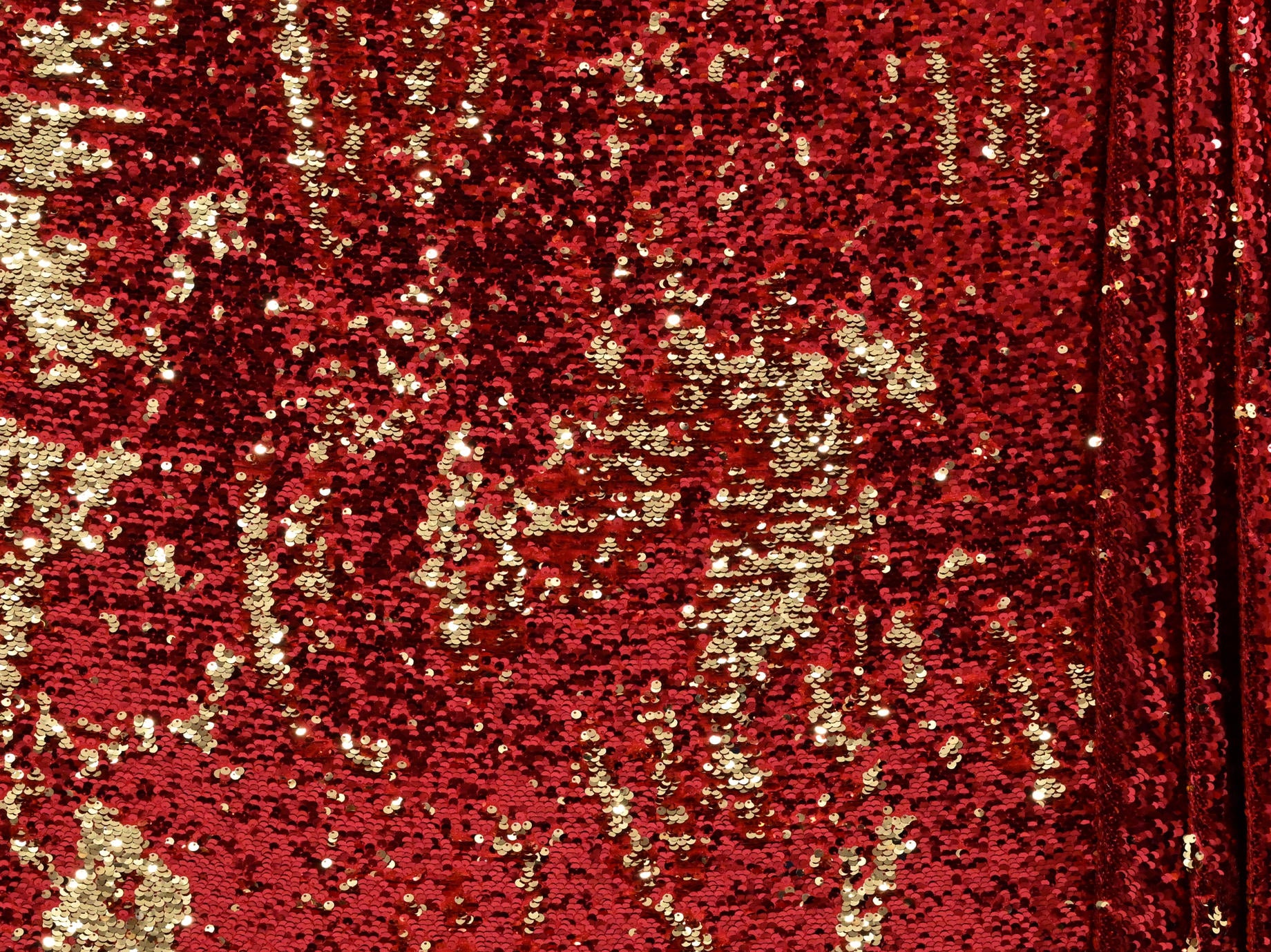 130cm Reversible Two Tone Sequins Satin BF774-1