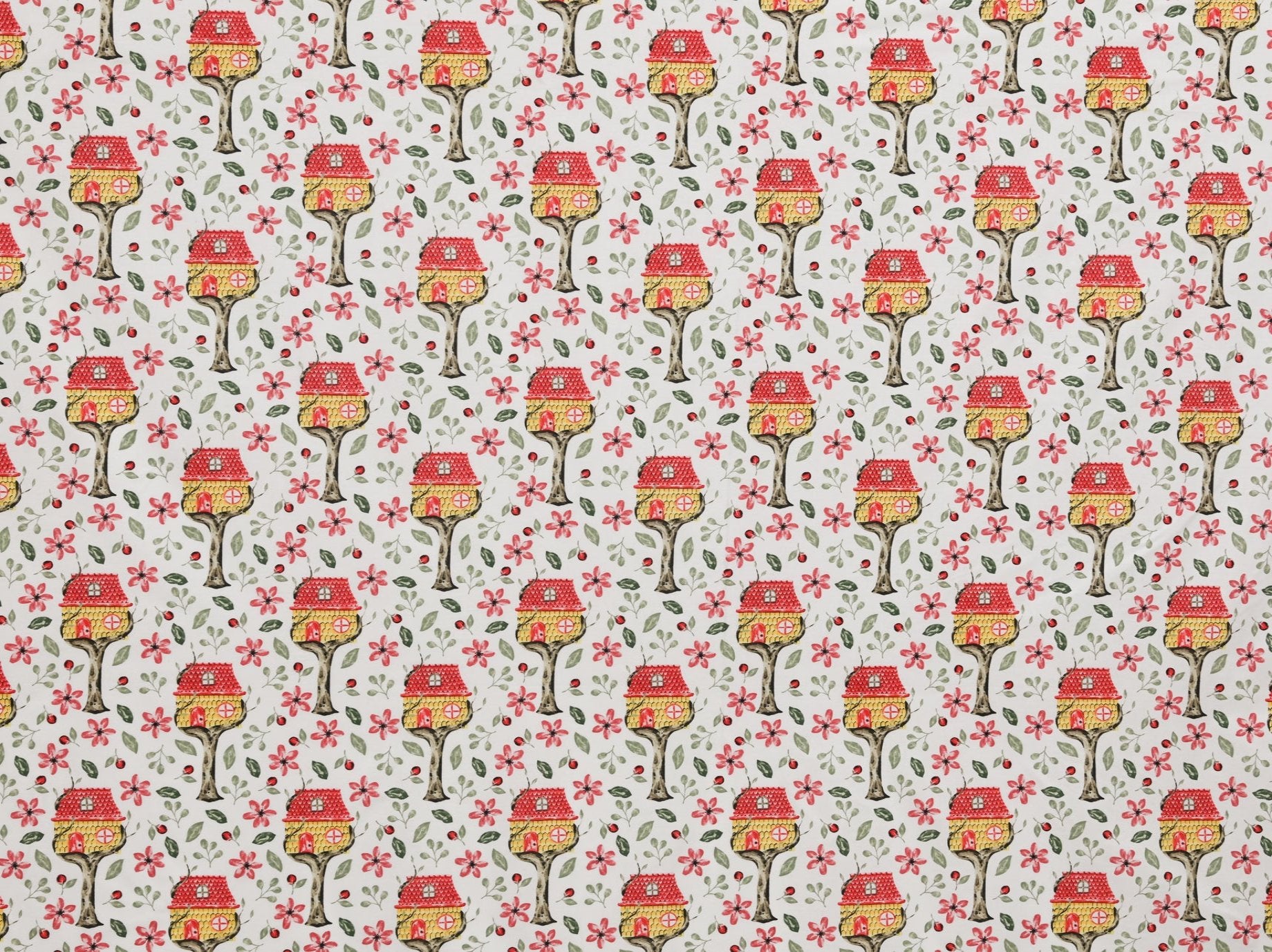 240cm Printed Cotton Curtaining CU1539-43