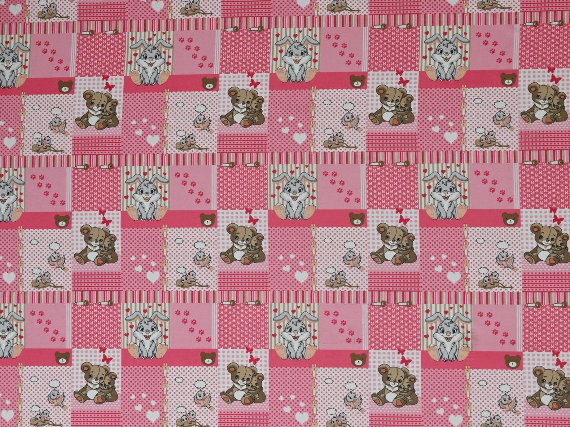 240cm Printed Cotton Curtaining CU1540-43