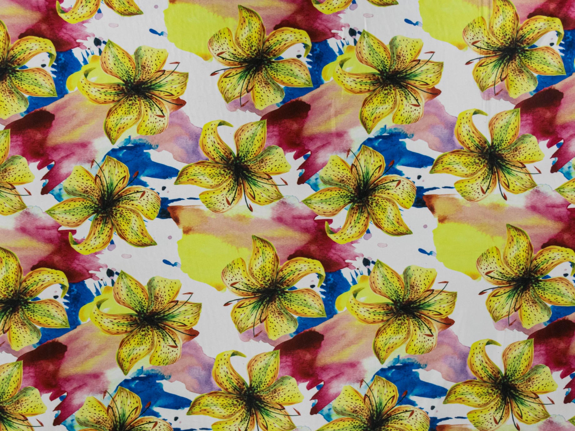 150cm Printed Poly Lycra DR2059-13